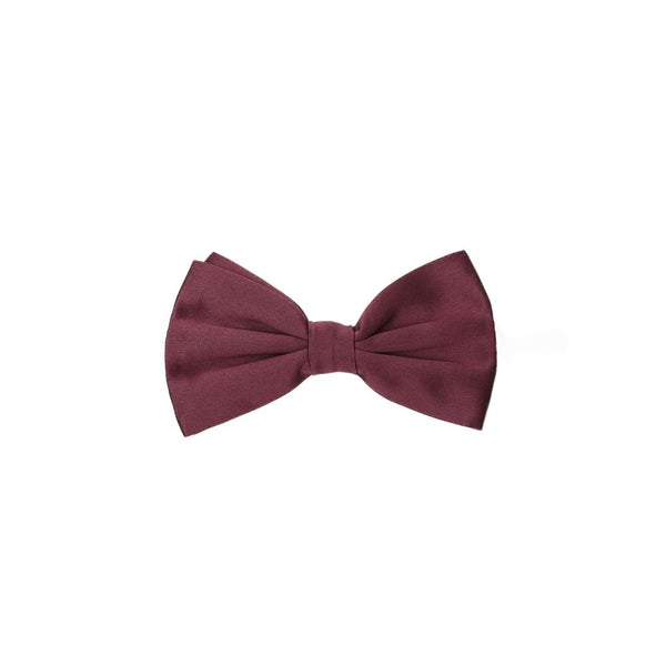 Dolce & Gabbana 100% Silk bow tie in burgundy