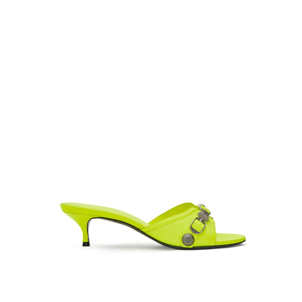 Balenciaga 100% Leather mule in yellow