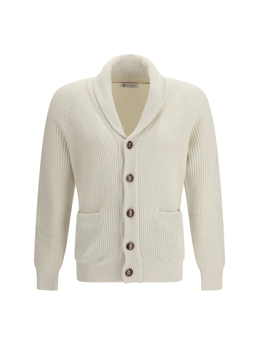 Brunello Cucinelli 100% Cotton cardigan in beige