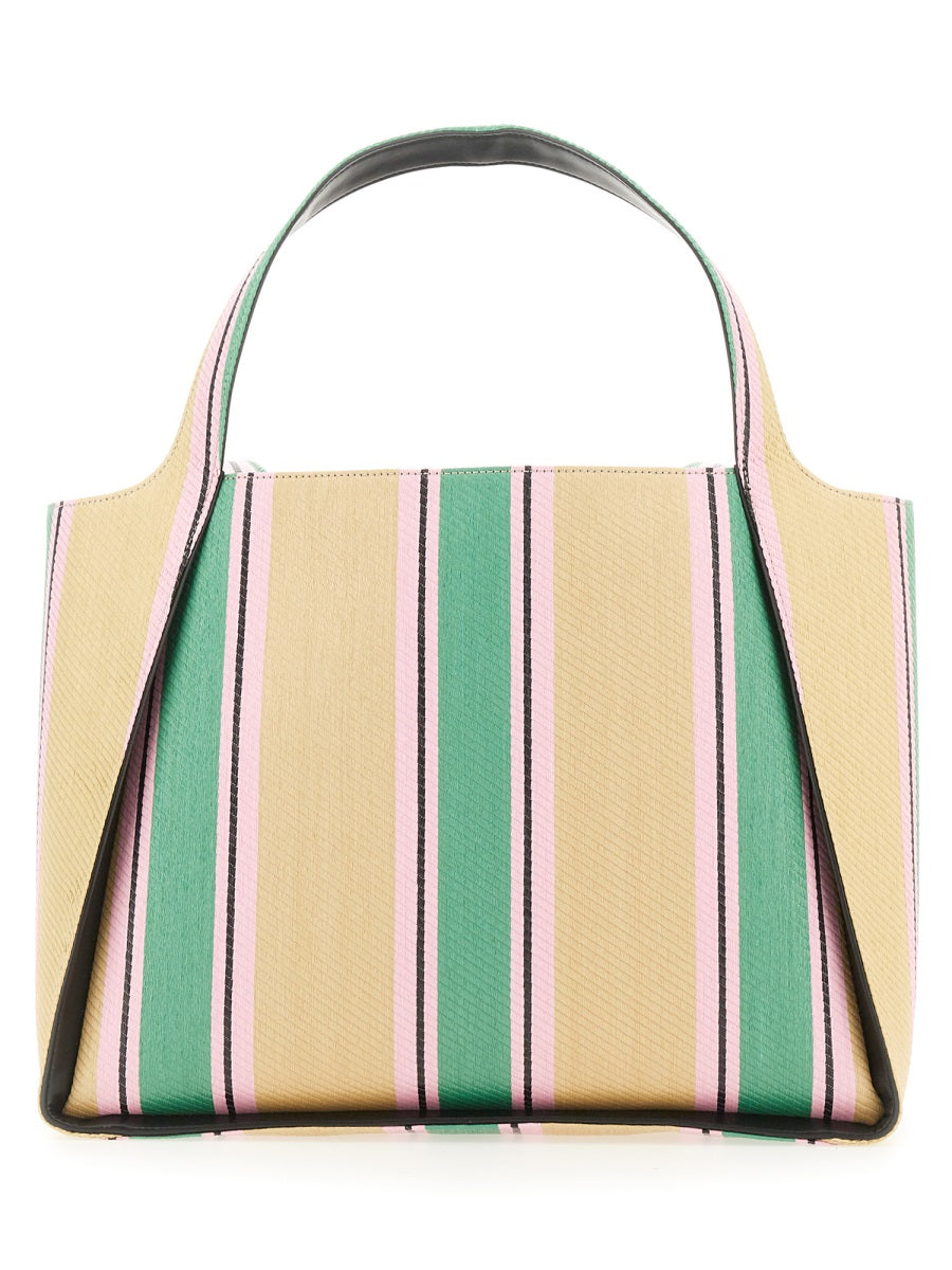 Tote Bag With Logo Multicolour Polyester Shoulder