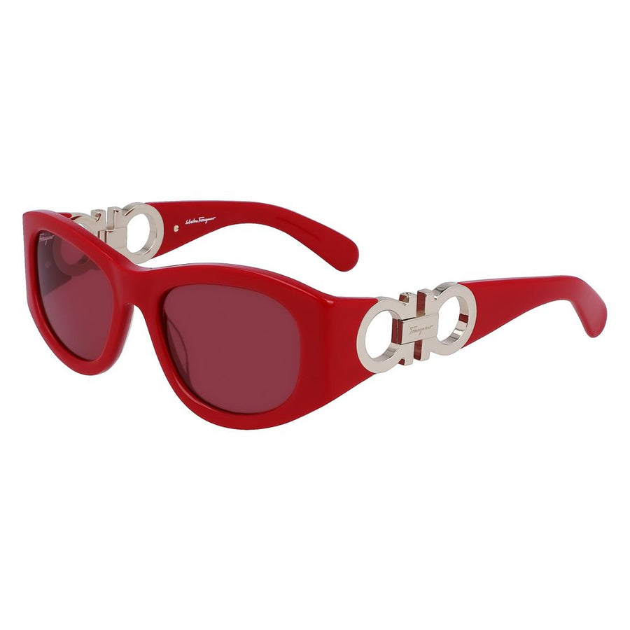 Ferragamo FESF1082S5319600AC Acetate sunglasses in red