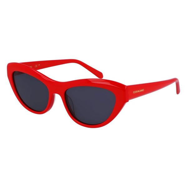 Ferragamo FESF1103S5517600AC Acetate sunglasses in red