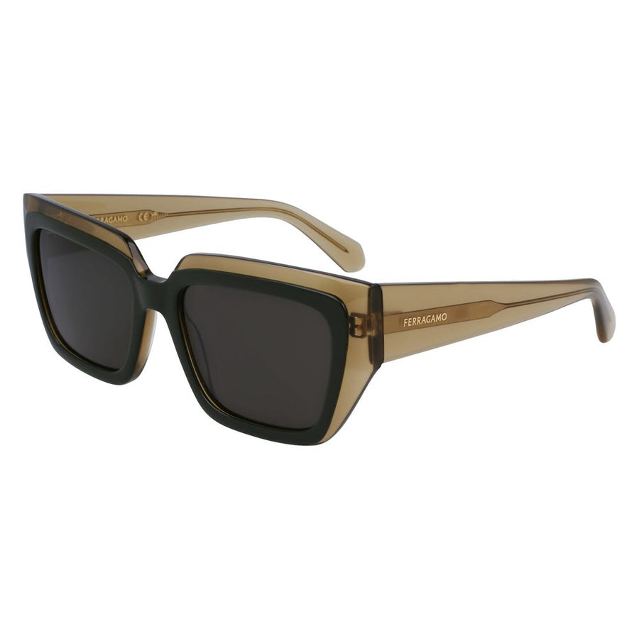 Ferragamo FESF2002S327AC Acetate sunglasses in brown