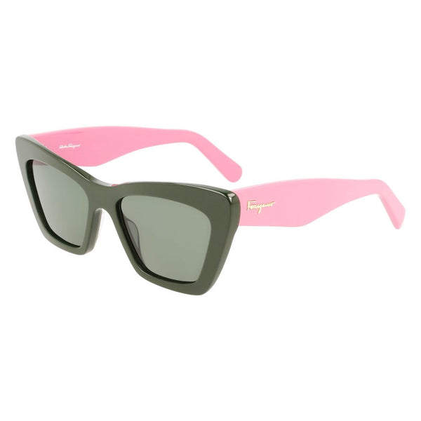 Ferragamo FESF929S304AC Acetate sunglasses in green