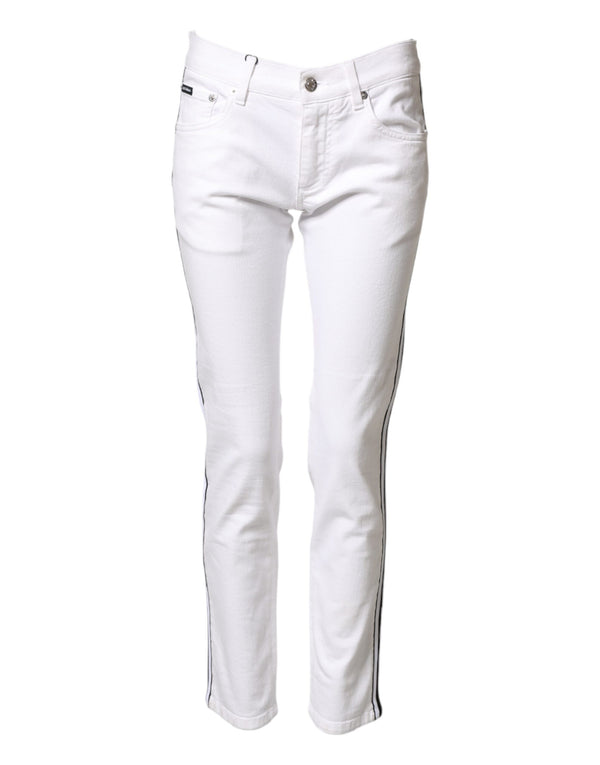 Dolce & Gabbana 98% Cotton jeans in white