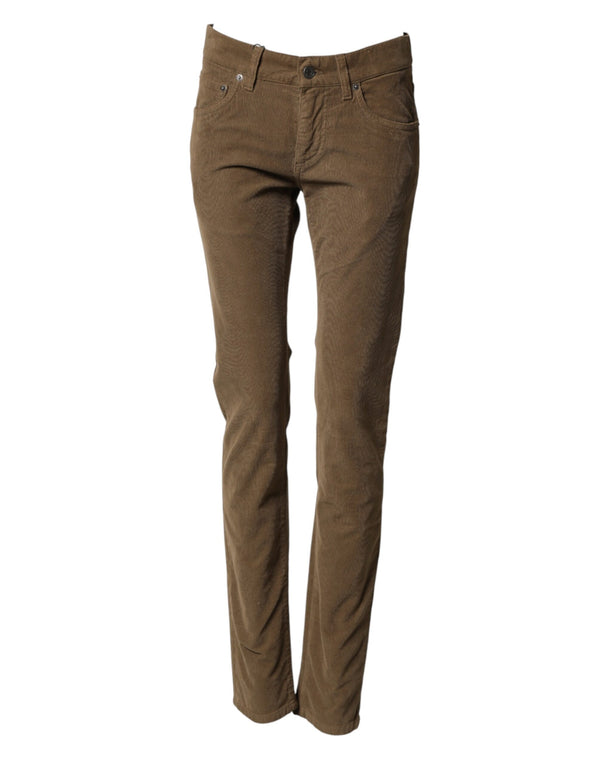 Dolce & Gabbana 98% Cotton 2% Elastane jeans in brown