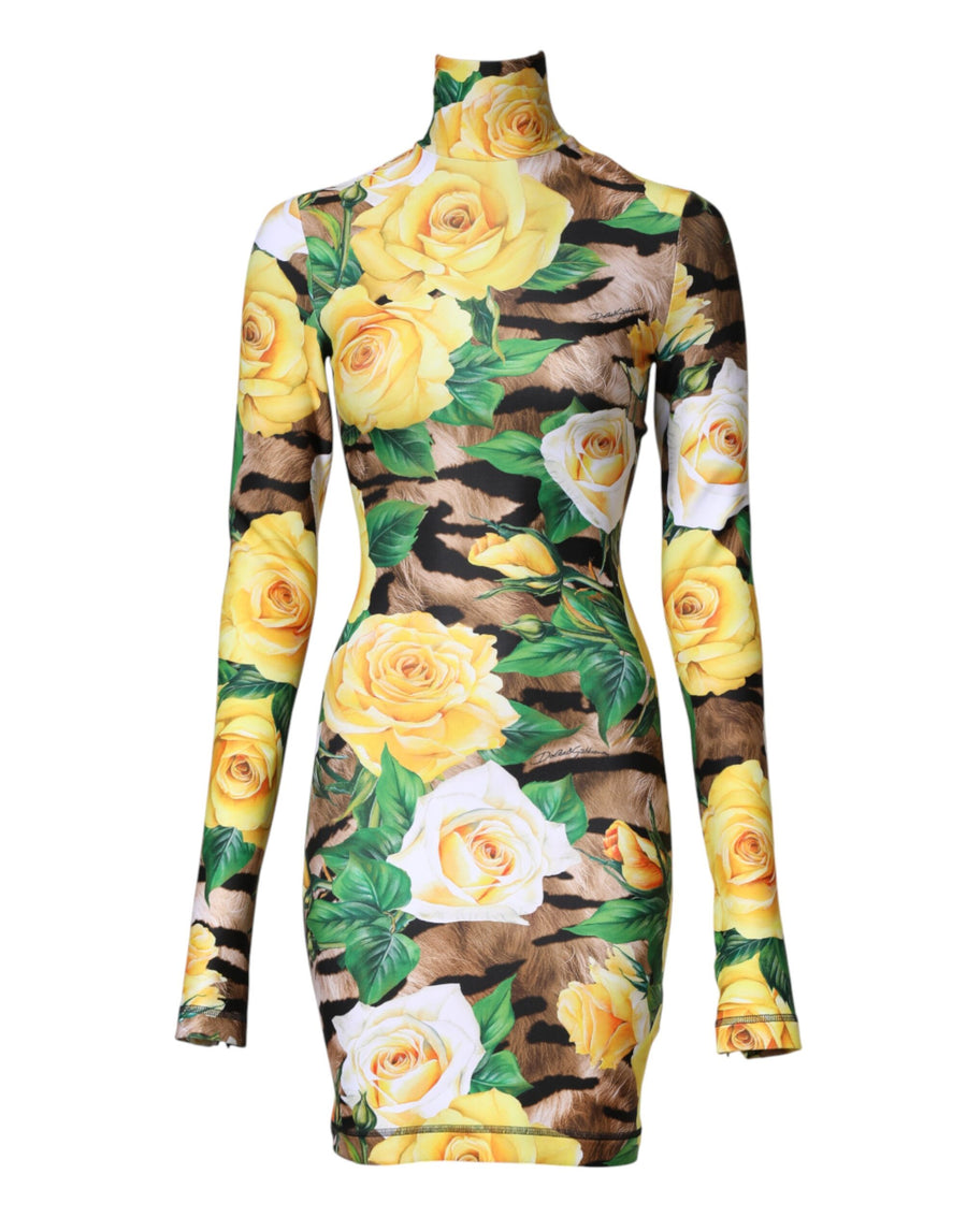 Dolce & Gabbana Polyester mini dress in multicolor