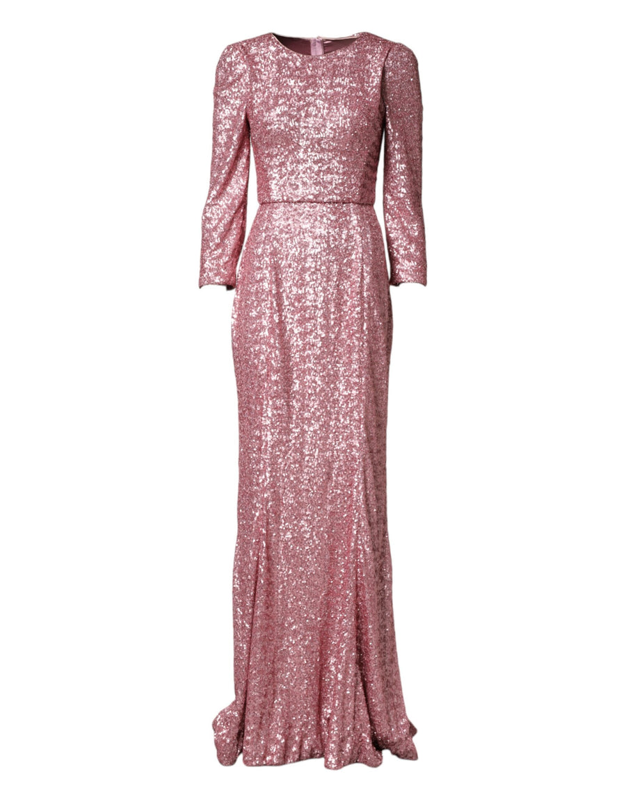 Dolce & Gabbana Polyester 85% gown in pink