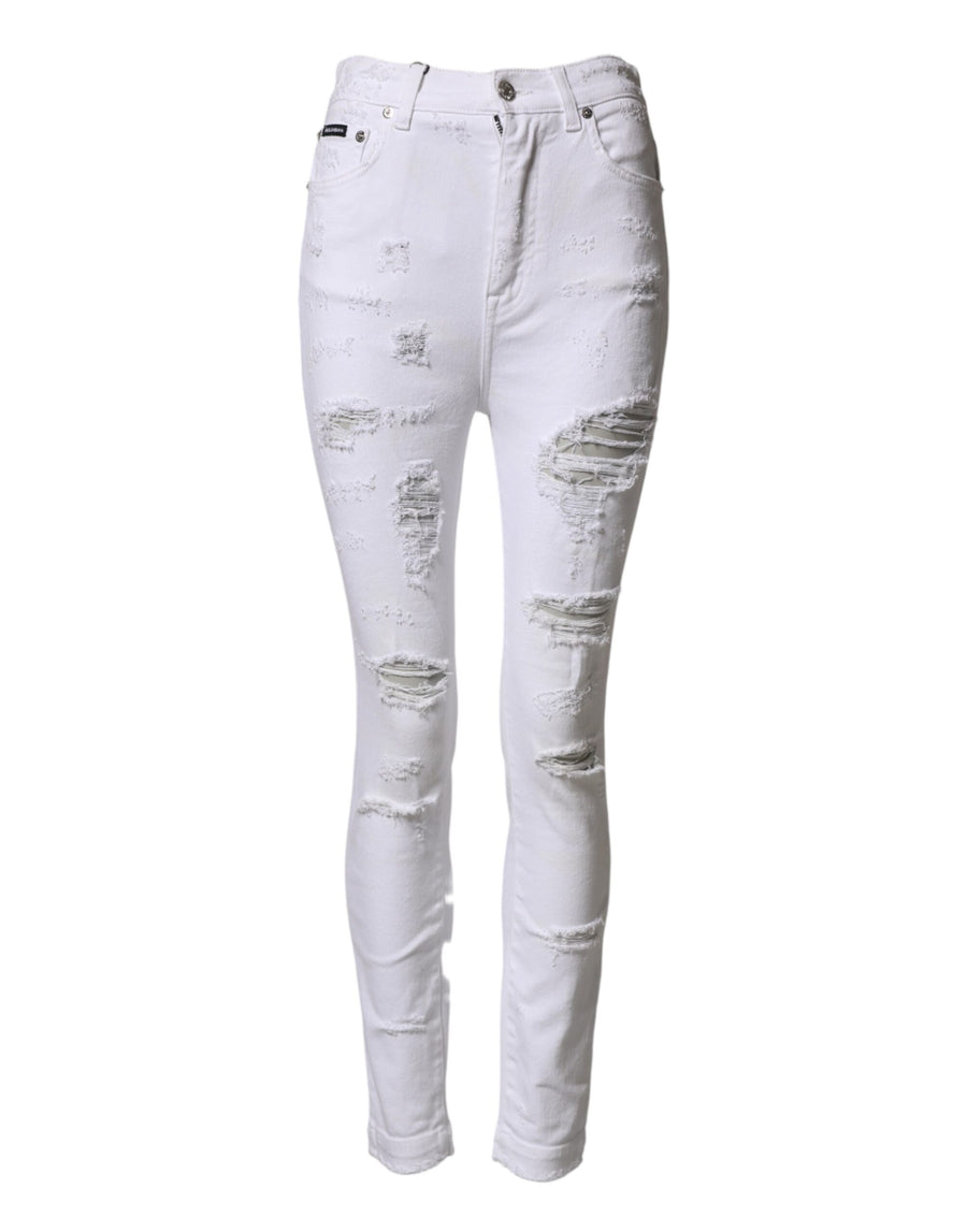 Dolce & Gabbana 98% Cotton jeans in white