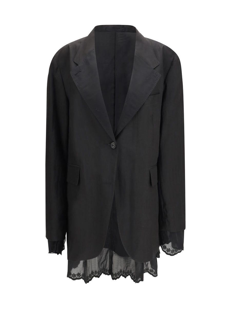 Our Legacy 60% Linen blazer in black