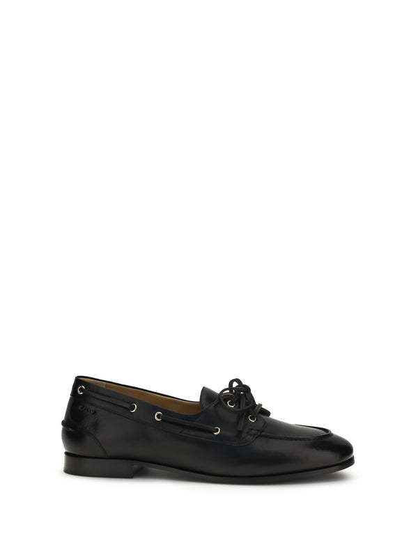 Bally 100% Buffalo leather loafer in black