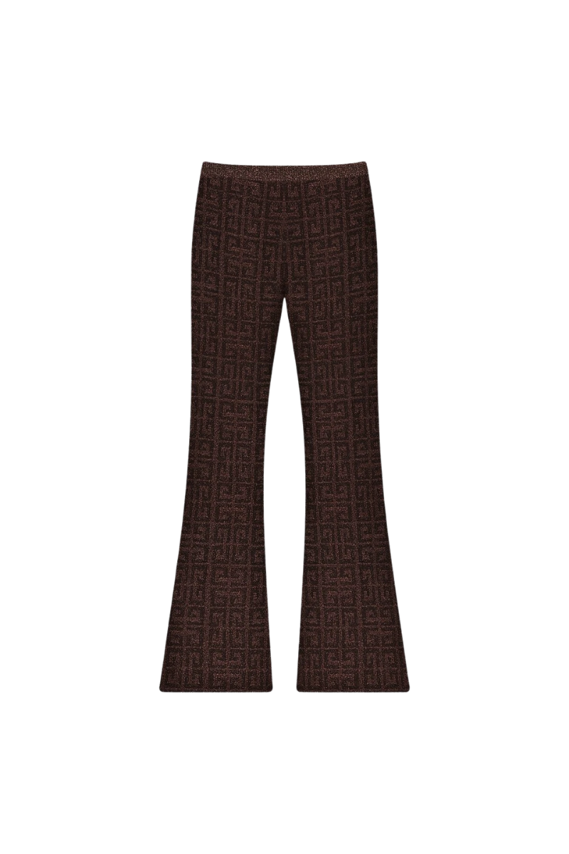 Givenchy Wide Elasticated 4g Pants_bronze Bronze Clothing