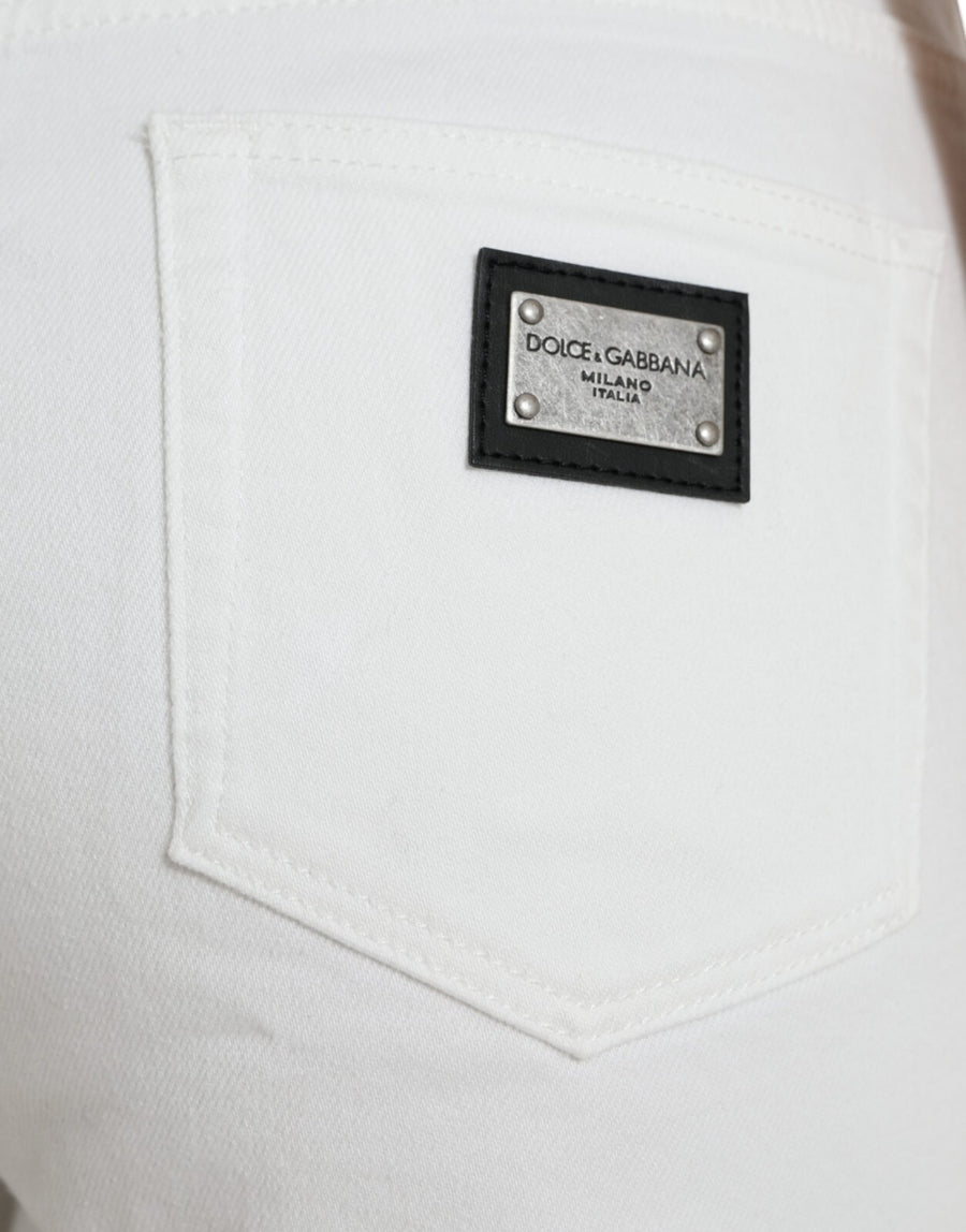 Dolce & Gabbana 99% Cotton jeans in white