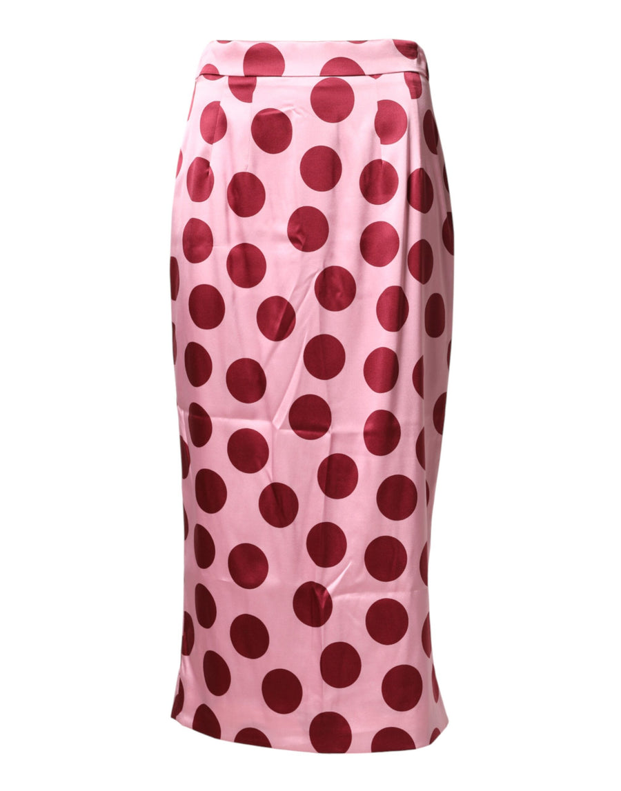 Dolce & Gabbana 100% Silk skirt in pink
