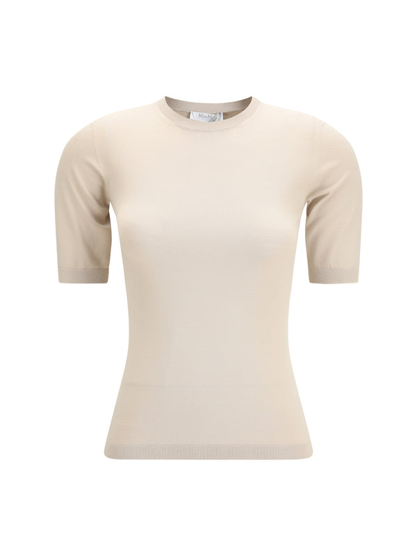 Max Mara 62% Viscose; 38% Polyester t-shirt in beige