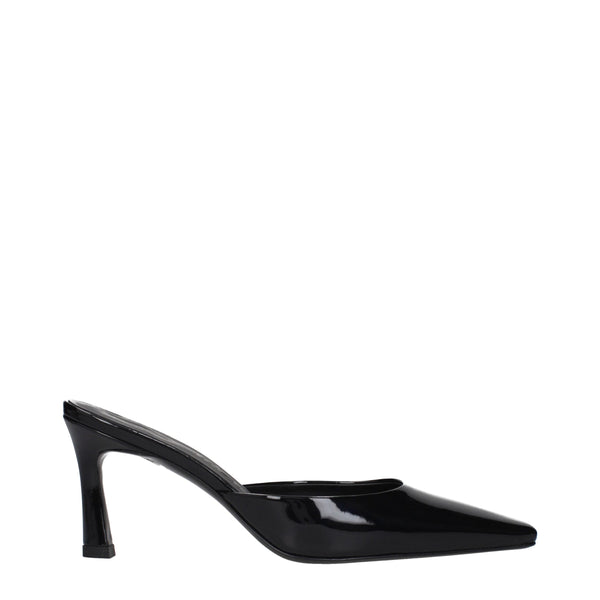 The Attico mule in black