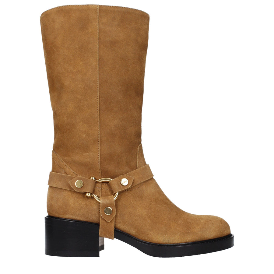Chloé Suede boot in brown