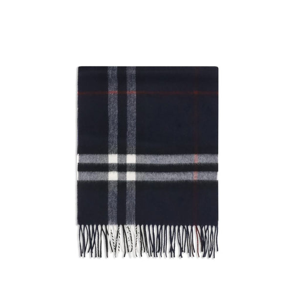 Burberry 100% Cashmere scarf in navy
