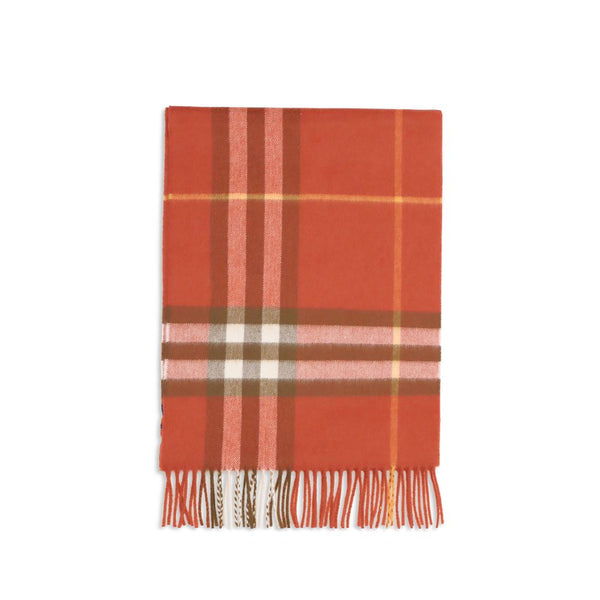 Burberry 100% Cashmere scarf in orange