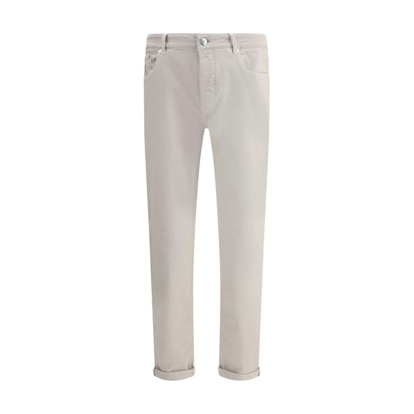 Brunello Cucinelli 99% Cotton 1% Elastane jeans in beige