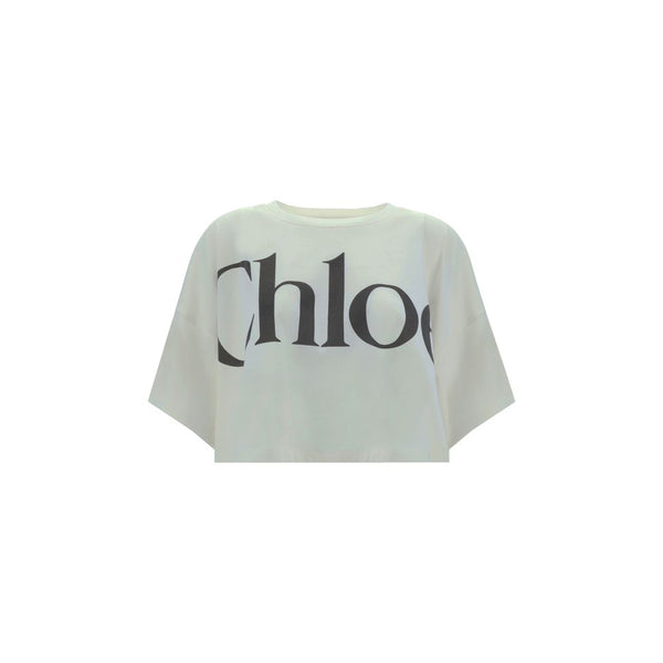 Chloé 100% Cotton t-shirt in white