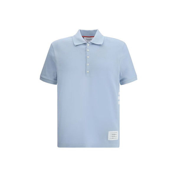 Thom Browne 100% Cotton polo in blue
