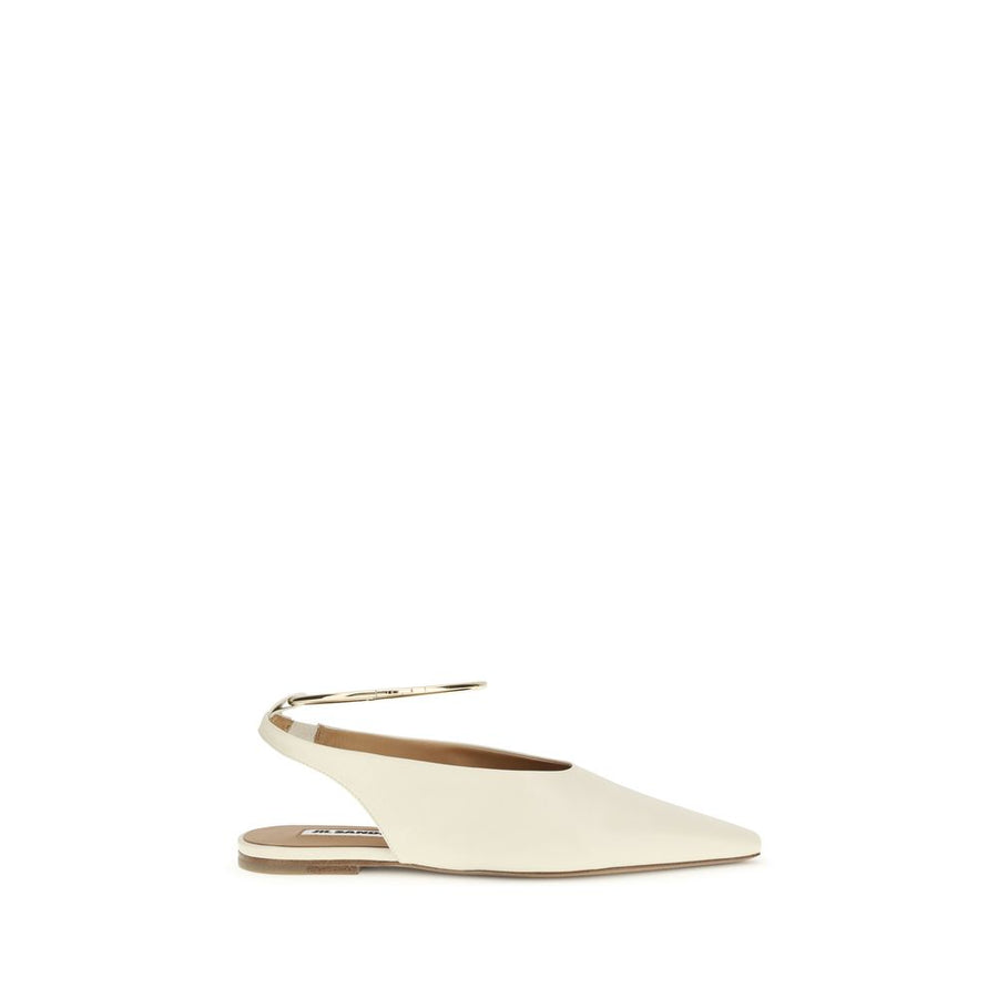 Jil Sander 100% Goatskin/hircus Goatskin ballet flat in beige