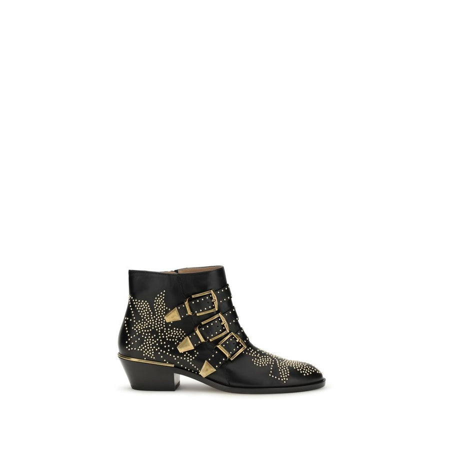 Chloé 100% Calf Leather Bos Taurus ankle boot in black