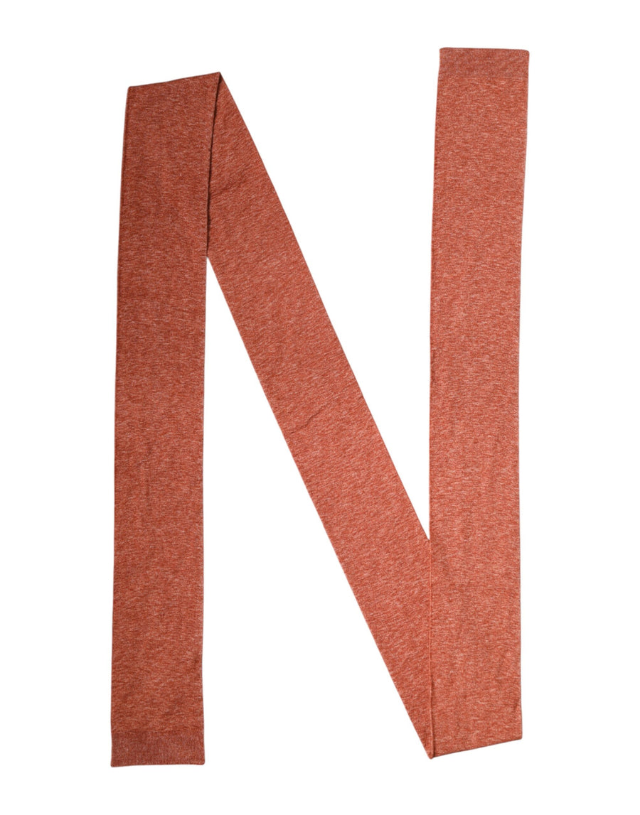 Dolce & Gabbana 50% silk scarf in orange