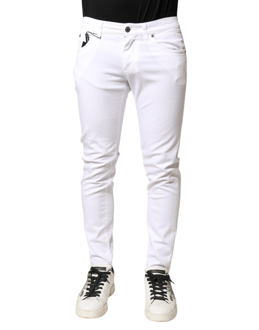 Dolce & Gabbana 98% Cotton jeans in white
