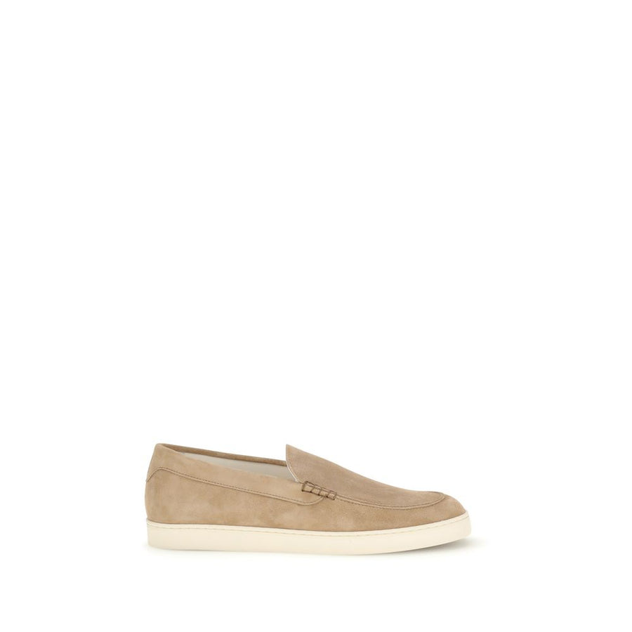 Brunello Cucinelli 100% Calf Leather Bos Taurus loafer in beige