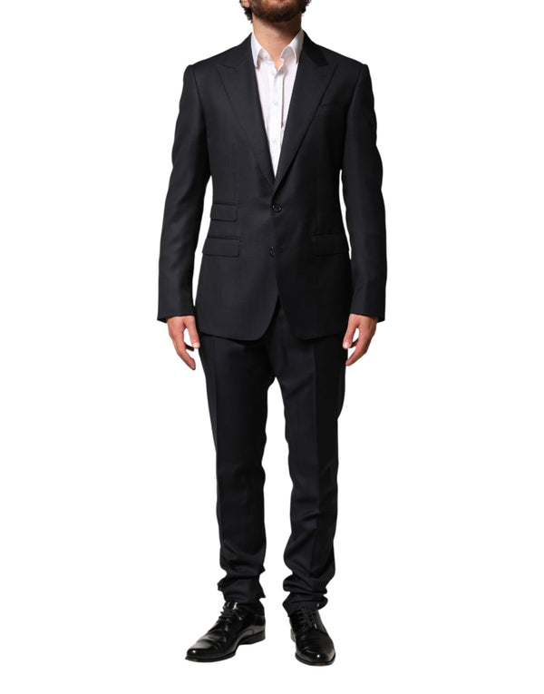 Dolce & Gabbana 100% Wool (virgin) pant suit in black