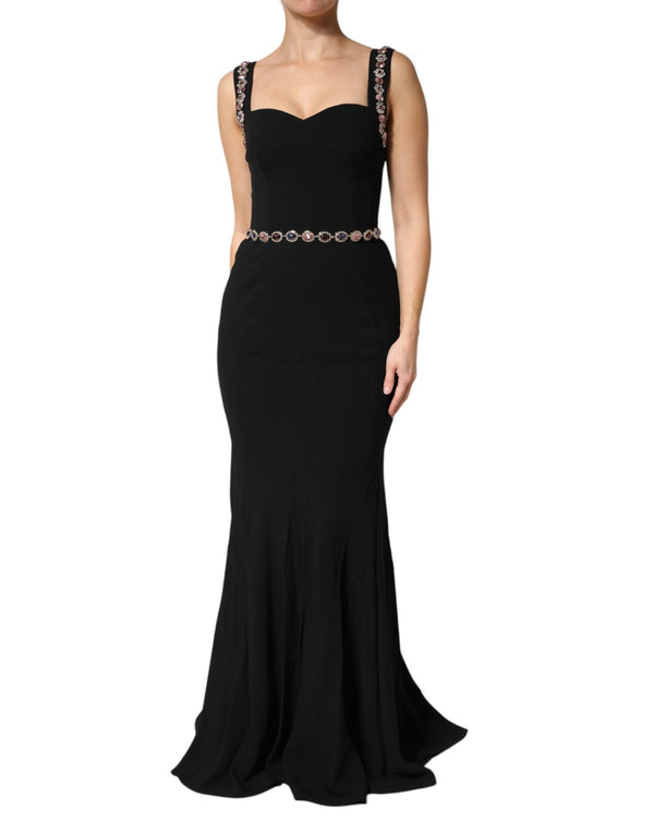 Dolce & Gabbana 46% Acetate dress in black