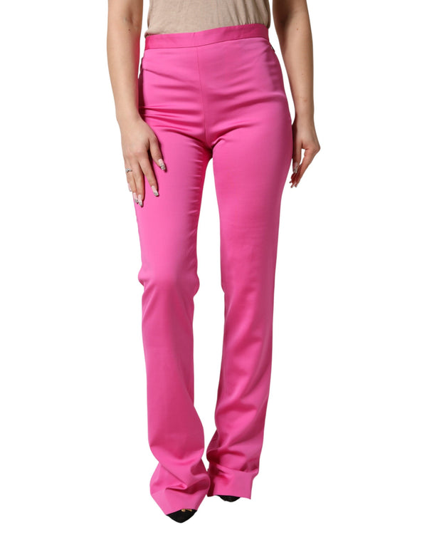Versace 80% Viscose trousers in pink