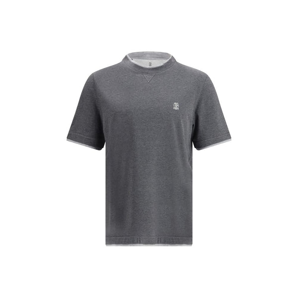 Brunello Cucinelli 100% Cotton t-shirt in gray