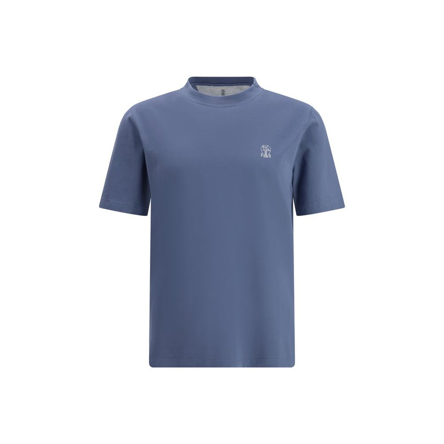 Brunello Cucinelli 100% Cotton t-shirt in blue