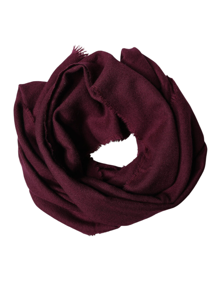 Dolce & Gabbana 100% Cashmere scarf in maroon