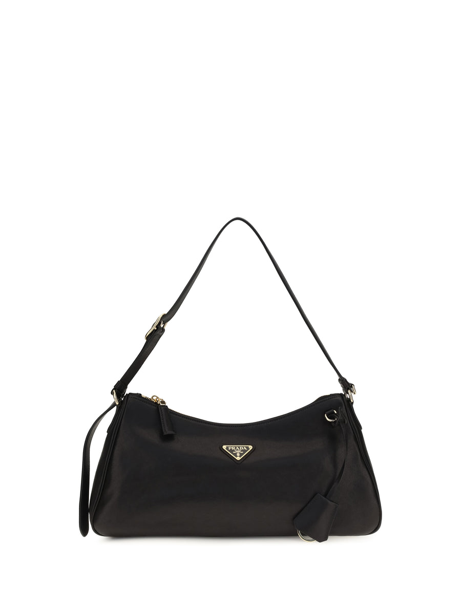 Shoulder Bag Aimée Black Leather Calf