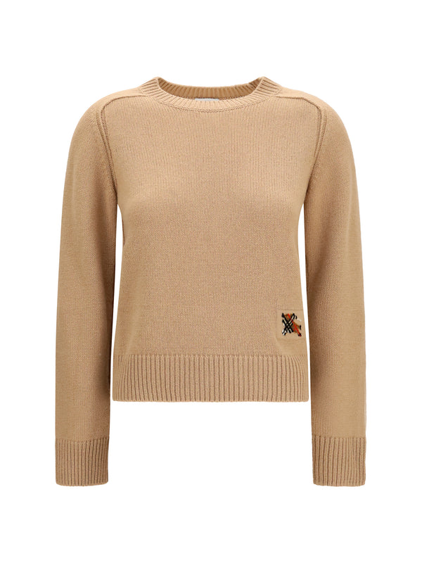 Burberry 71% Wool; 29% Cashmere sweater in camel