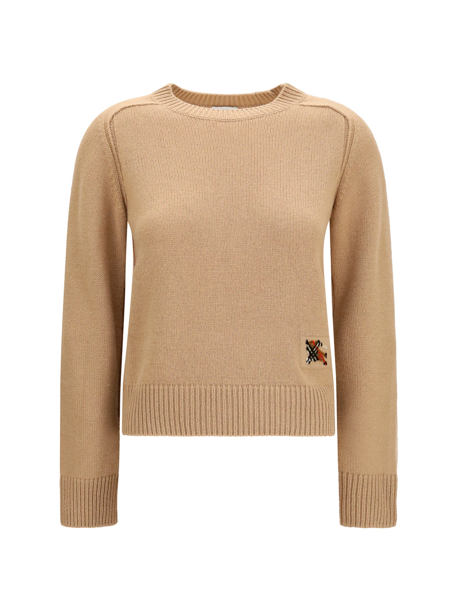 Burberry 71% Wool; 29% Cashmere sweater in camel