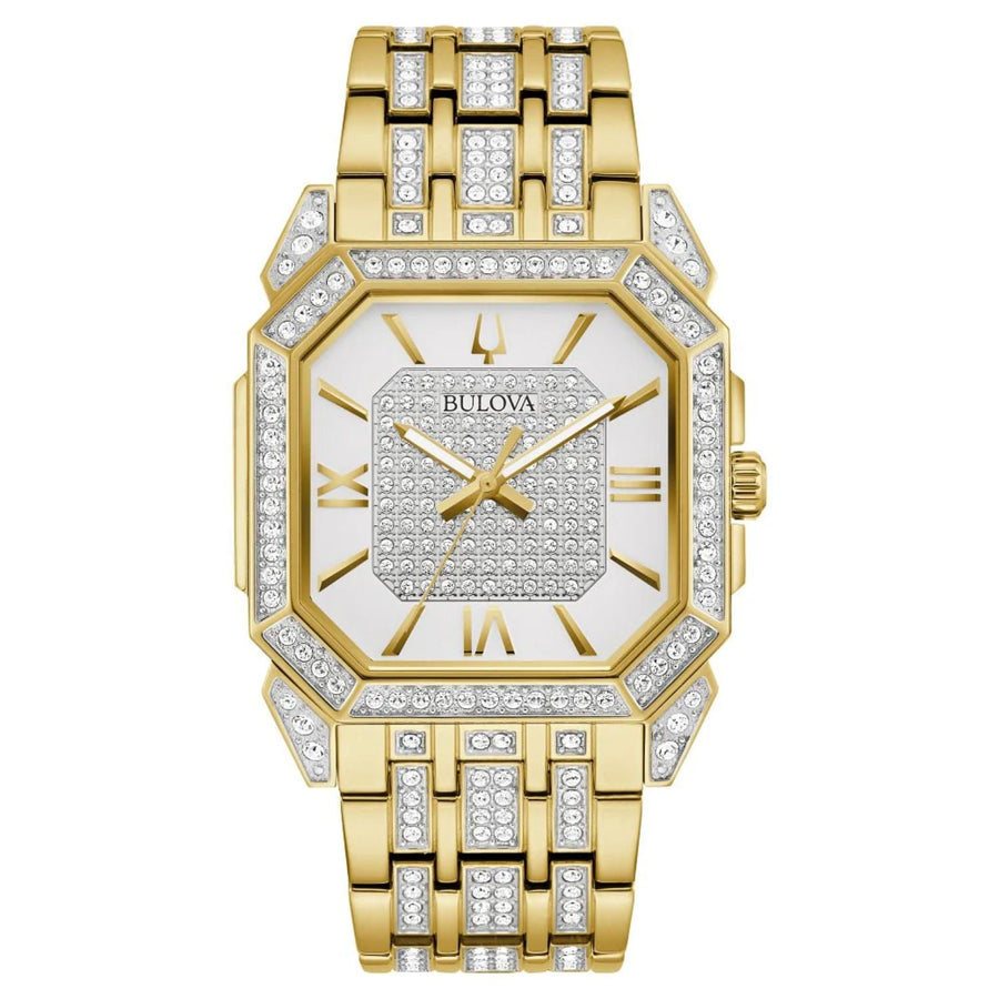Bulova Stainless steel case watch in gold