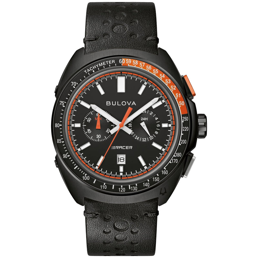 Bulova Stainless steel case watch in black