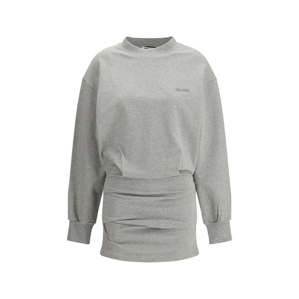The Attico 96% Cotton 4% Elastane sweatshirt in gray