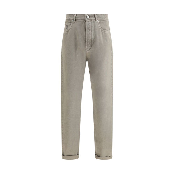Brunello Cucinelli 100% Cotton jeans in gray