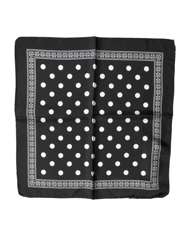 Dolce & Gabbana Silk handkerchief in black