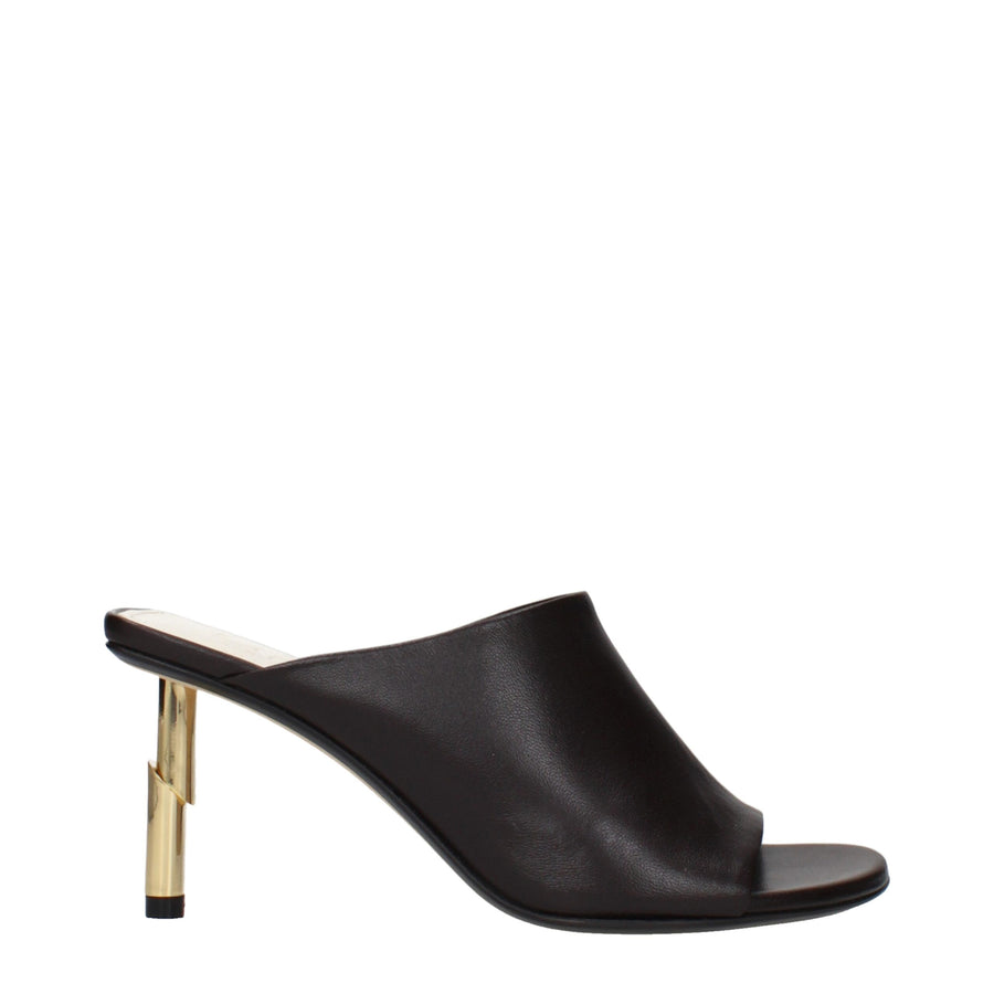 Lanvin mule heel in black