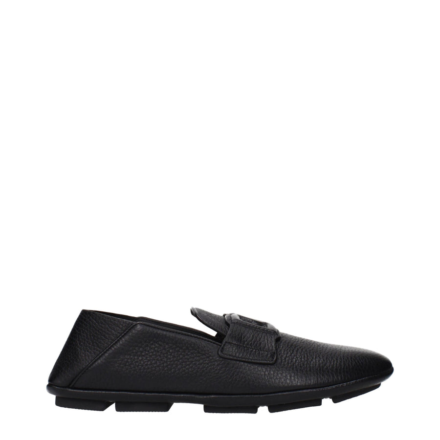 Dolce & Gabbana Leather loafer in black