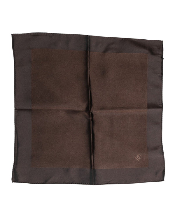 Dolce & Gabbana 100% Silk handkerchief in brown