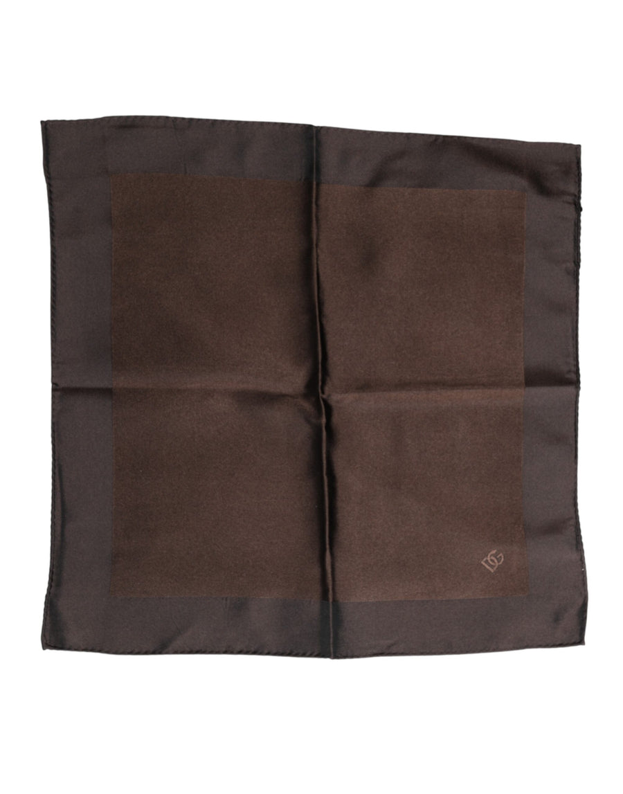 Dolce & Gabbana 100% Silk handkerchief in brown