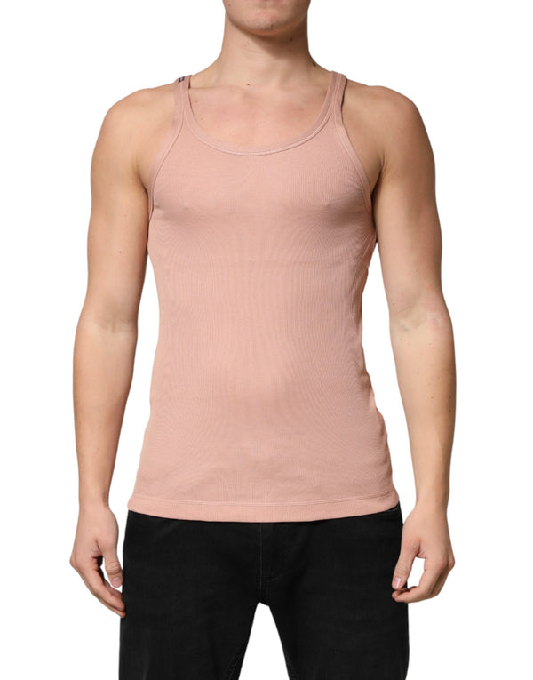 Dolce & Gabbana 100% Cotton tank top in pink